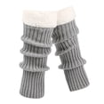 thumbnail image 1 of Women's Knit Leg Warmers Ribbed Knee High Socks Stretchy Fit Slouchy Winter Daily Socks, 1 of 6
