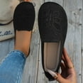 thumbnail image 1 of Women's Knit Loafers, Breathable Slip on Flats with Soft Sole, Casual Round Toe Shoes for Walking, Commute, and Everyday Wear, 1 of 9