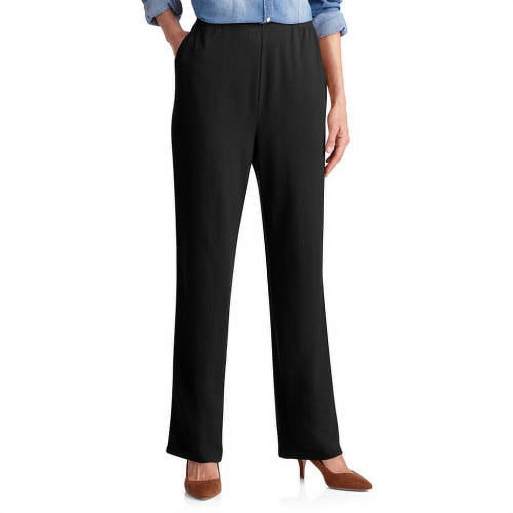 Women's Knit Pull-On Pant Available in Regular and Petite - Walmart.com