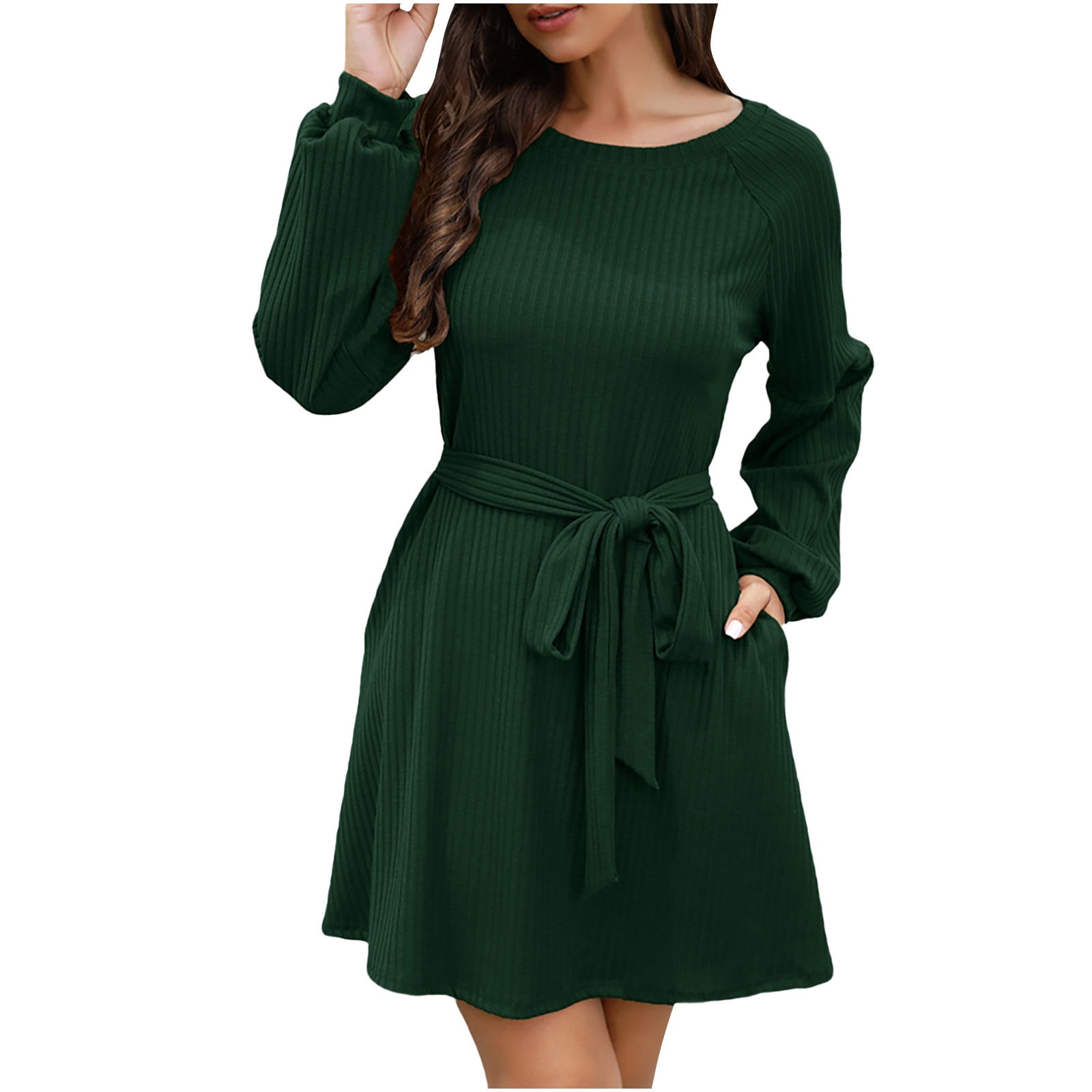 ladies dress sweaters Munlar Womens Cardigan Sweaters,Womens Turtleneck Sweater Dress Ladies Long Sleeve Jumper Mini Dresses, Women's, Size: 4;6;8;10;12;14;16;18, Black
