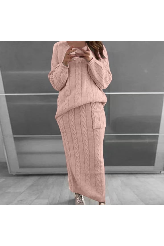 Women's Knit Sweater Set In Moth Fabric Warm And Cozy For Autumn And Winter Ladies Swim Suite Long Sequin Dress with Slit Womens Dress plus Size Womens Formal Pants Occasion Jacket Bathing Suit Skirts