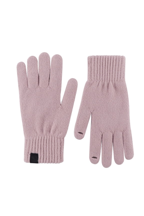 Women's Knitted Gloves Warm Winter Solid Color Touchscreen Friendly Gloves Mittens Gloves Mittens Women Ski Gloves Mittens Men Gloves Mittens Men Gloves Mittens Convertible Gloves Mittens for Women