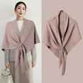thumbnail image 1 of Women's Knitted Shawl Wrap Cardigan - Soft Lightweight Wool Blend Cape Scarf Poncho for Women, Versatile Solid Color Shawl Wrap for All Seasons, 1 of 7