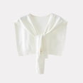thumbnail image 1 of Women's Knitted Sweater Shawl Wraps, Casual Lightweight Shawl for Office Air-Conditioned Rooms Daily Wear, 1 of 7