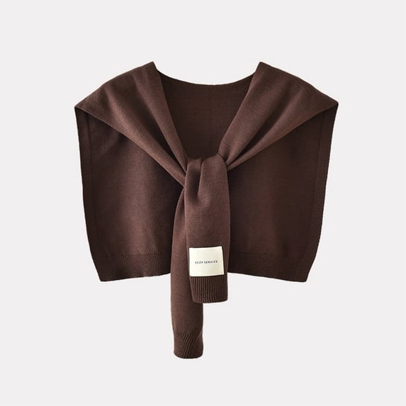 Women's Knitted Sweater Shawl Wraps, Casual Lightweight Shawl for Office Air-Conditioned Rooms Daily Wear