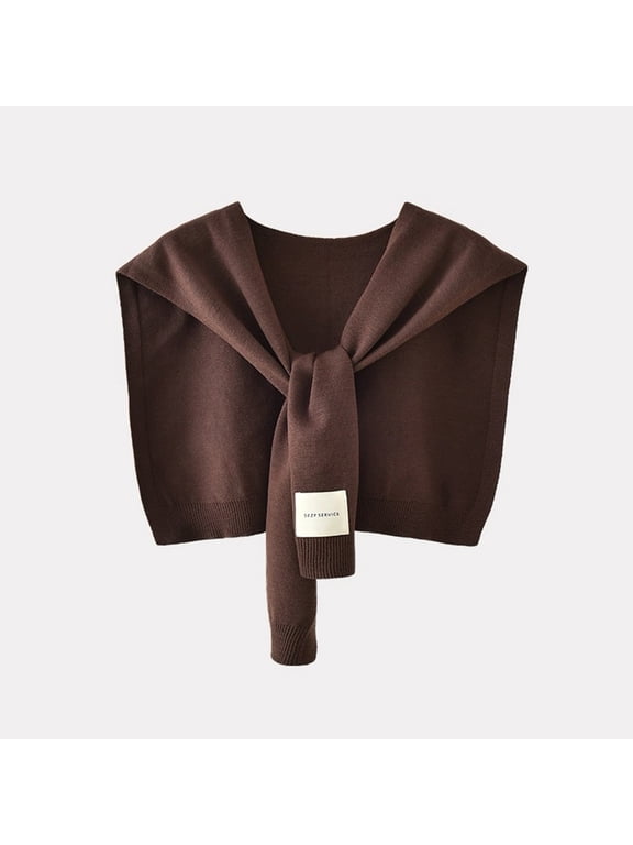 Women's Knitted Sweater Shawl Wraps, Casual Lightweight Shawl for Office Air-Conditioned Rooms Daily Wear