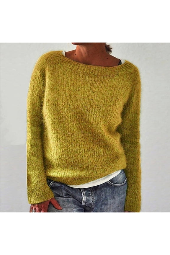 Women's Knitted Sweater Vintage Long Sleeve Boat Neck Retro Lightweight Pullover Top For Fall Winter Wool Sweaters for Women Men Sweeter Zip Knit Sweater Lightweight Sweaters for Men Sweaters Bulk