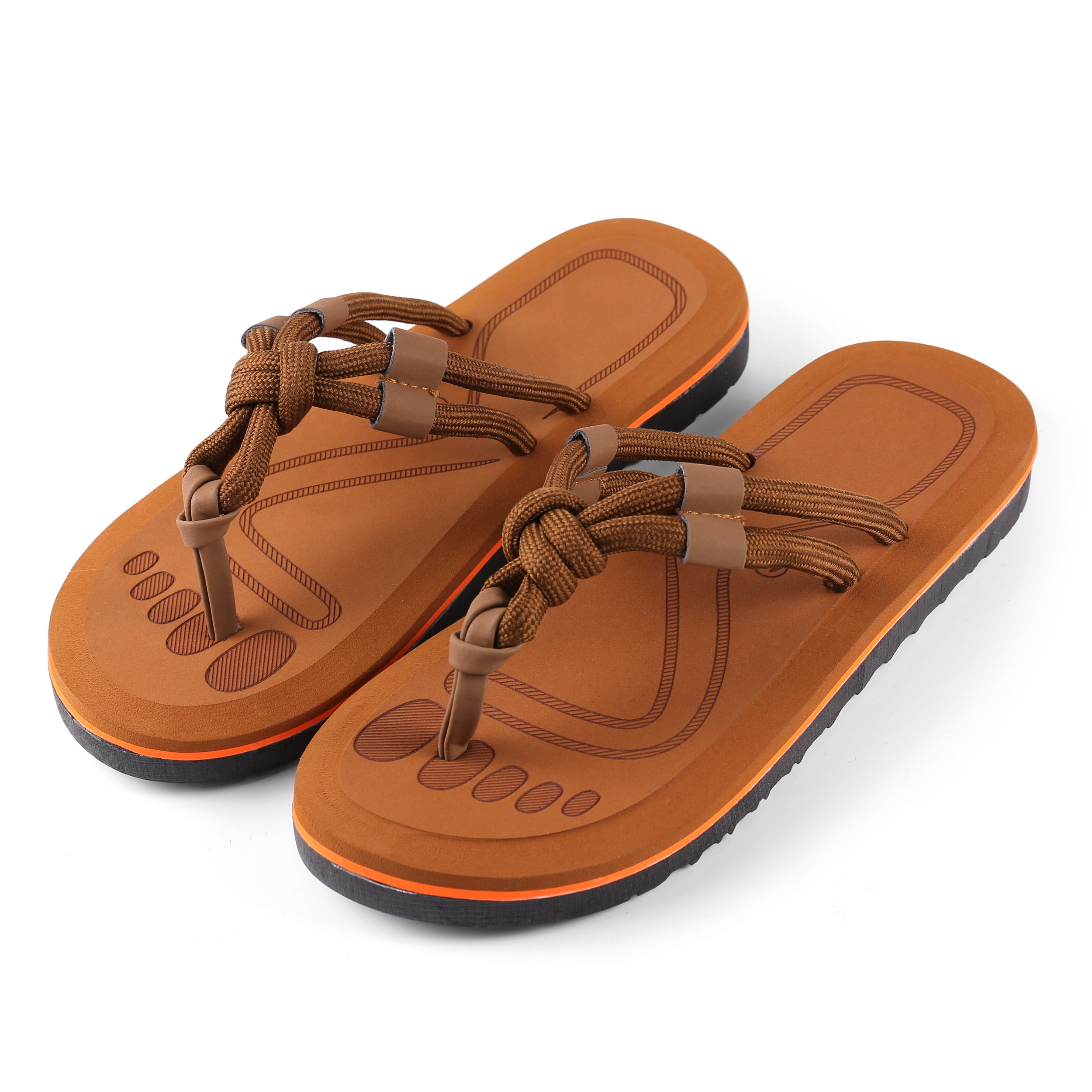 Women's Knot Strap Sandal Flip Flops – Casual Slip-On Open Toe Summer Slides