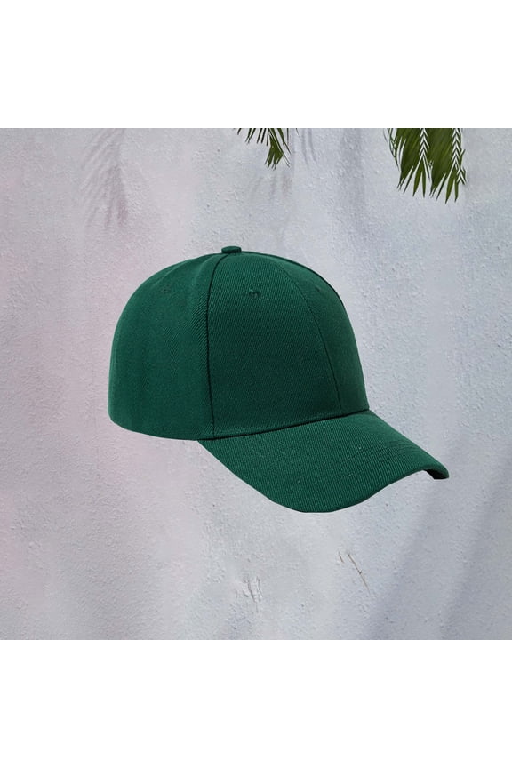 Women's Korean Style Baseball Cap, Adjustable Large Head Size Hat for Casual Wear, 6-Panel Unisex Cap, Fashion Daily Sun Hat for Outdoor Activities and Workouts, Breathable Comfortable Baseball Cap G