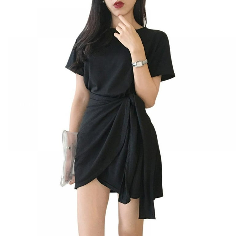 Copy of Slim O-Neck Short Sleeve Solid Cotton Dresses Copy of Slim O-Neck Short Sleeve Solid Cotton Dresses