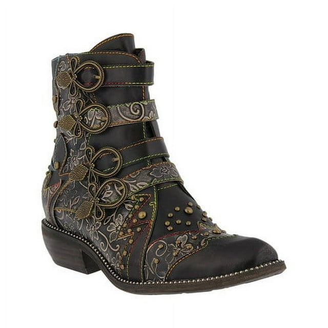 Women's L'Artiste by Spring Step Rodeha Buckled Ankle Boot - Walmart.com