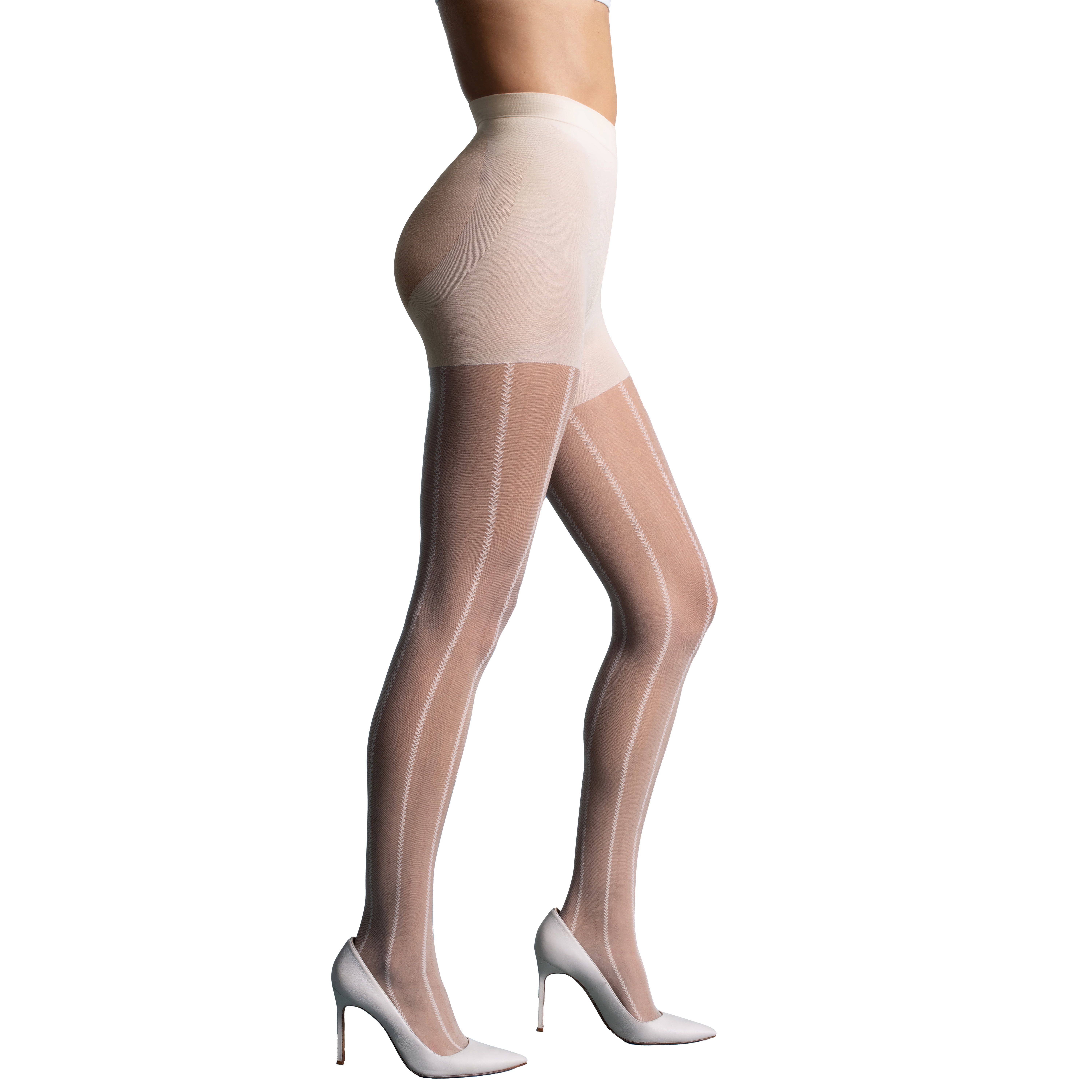 L'eggs Women's 360° Contour™ Suiting Stripe Tights, Sizes Up to 2X: