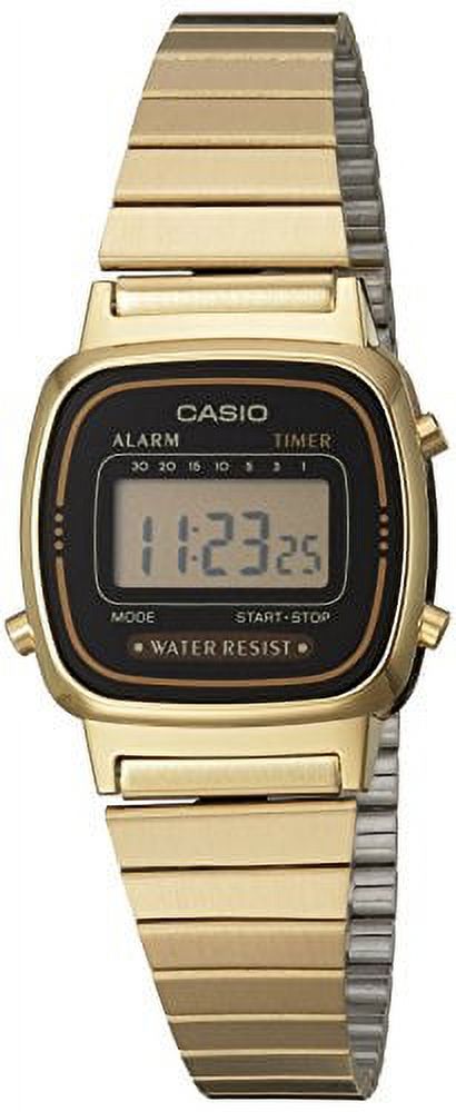 Women's LA670WGA-1DF Daily Alarm Digital Gold-tone Watch - image 1 of 5