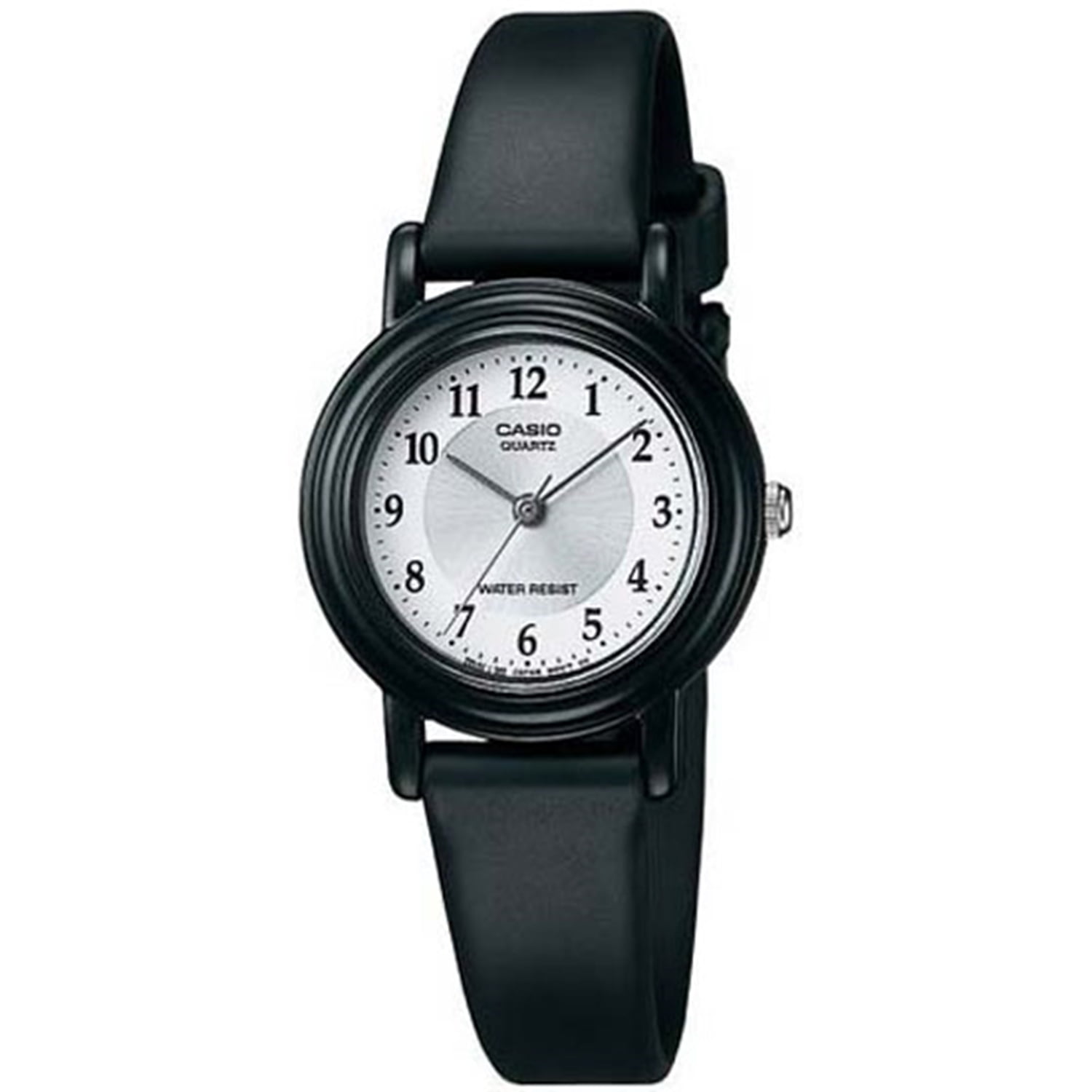 Women's LQ139AMV-7B3 Black Resin Quartz Fashion Watch