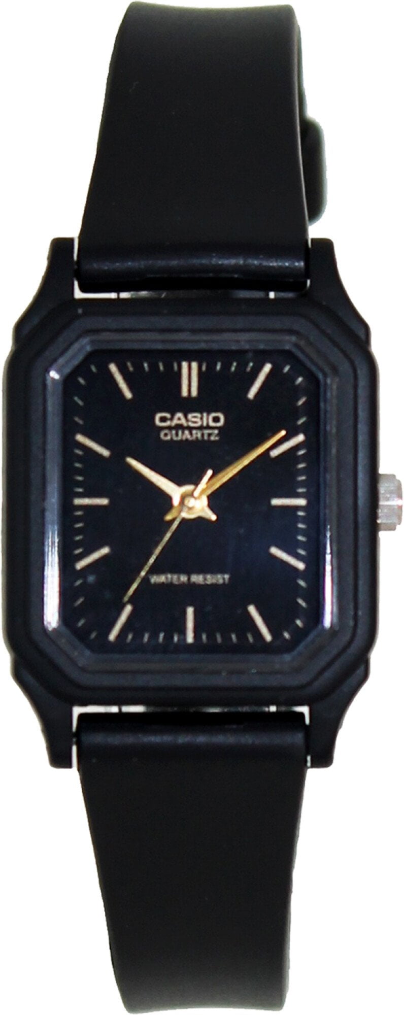 Women's LQ142-1E Black Resin Quartz Sport Watch
