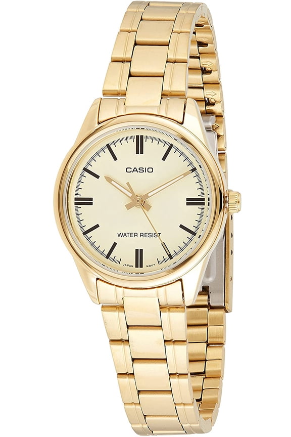 Women's LTP-V005G-9A GOLD Stainless Steel Analog Watch