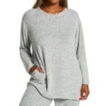 thumbnail image 1 of Women's La Cera 5578X Plus Scoop Long Sleeve Tunic (Grey 3X), 1 of 1