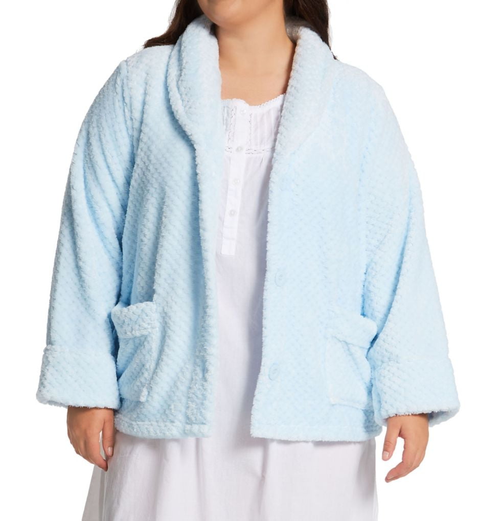 Ladies plus size bed jackets best sale