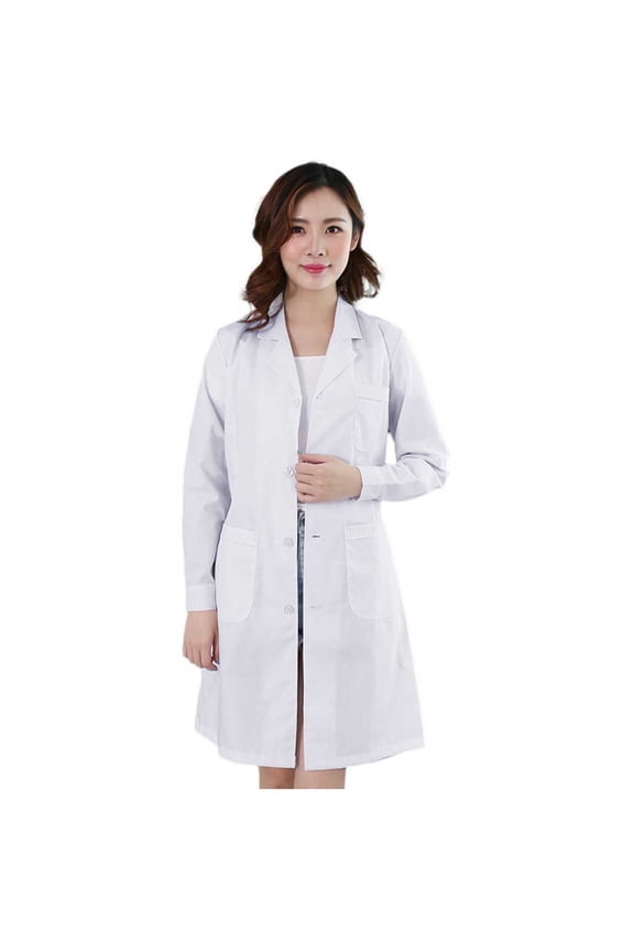 Women's Lab Coat Long Sleeve V-Neck Design Plus Size Overcoat for Student and Career Wear Women Casual Dress Sweater Long Sleeve Hoodie Womens Long Hooded Sweatshirt