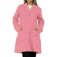 thumbnail image 1 of Panda Uniform by HeedFit 36" Notch Collar Women’s Lab Coat – 3XL Pink, 1 of 7