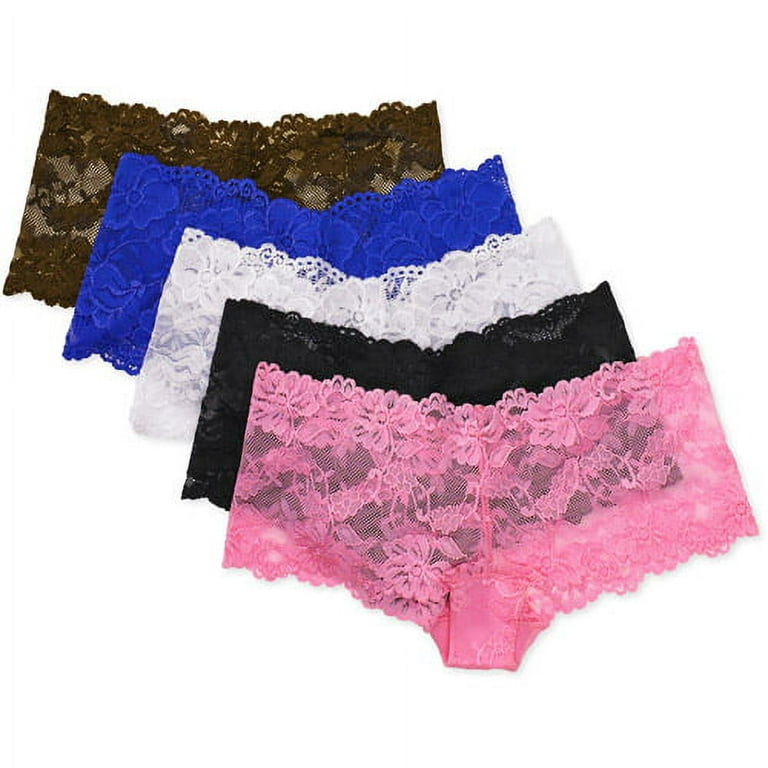 5 Pack Lace Short Knickers