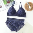 thumbnail image 1 of Women's Lace Bra Set Seamless Bra + Panties, 1 of 5