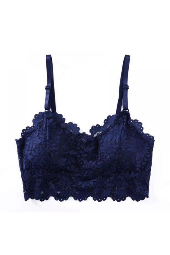 Women's Lace Bralette Soft Wirefree Bra