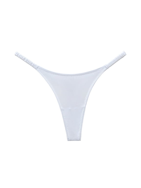 Women’s Lace Briefs Stretchy Soft Panties Comfortable Lady Underwear, XL, White