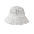 thumbnail image 1 of Women’s Lace Bucket Hat Floral Lace With Pearl Trim Hat Elegant Casual Daily Sun Protection Hat, 1 of 2