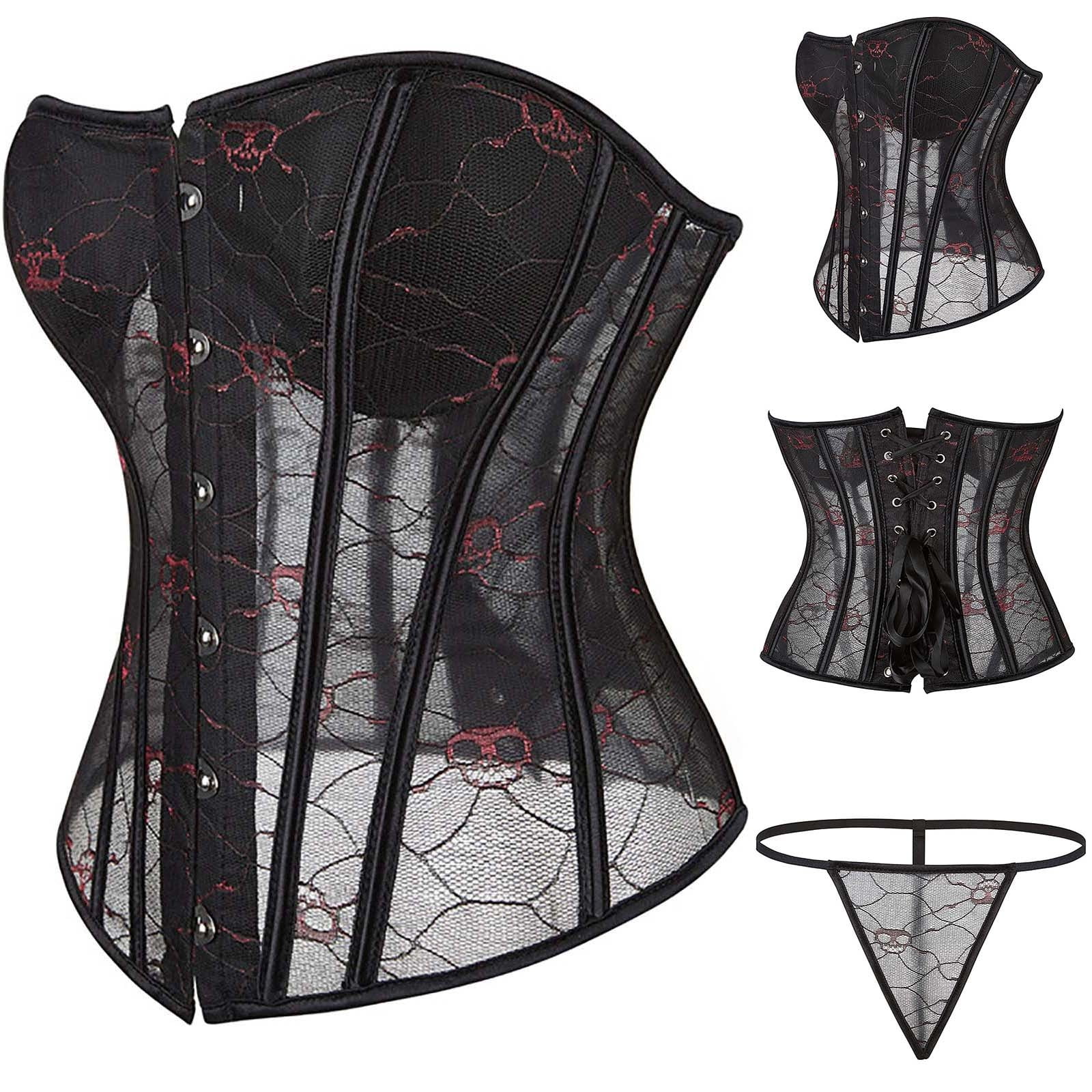 Sexy Underbust Corset Bustier Pattern Plus Size Corset Push Up Shoulder  Straps Shapewear Vest Top Waist