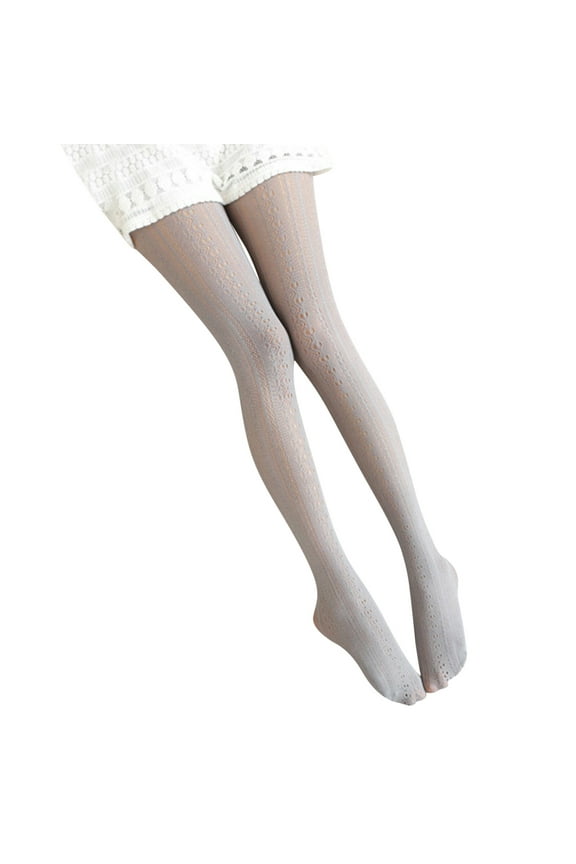 Women's Lace Carved Retro Tights - Transparent Stockings, Elastic Waist, Control Top, Suitable for All Seasons