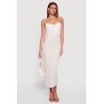 thumbnail image 1 of Women's Lace Cowl Neck Sweetheart Neckline Keyhole Back Dress, 1 of 3