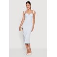 thumbnail image 1 of Women's Lace Detail Bustier Midi Dress, 1 of 3