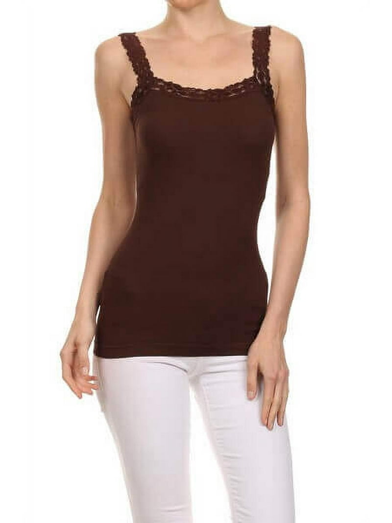 トップス andmary Rimma check set tops brown Rimma check set tops