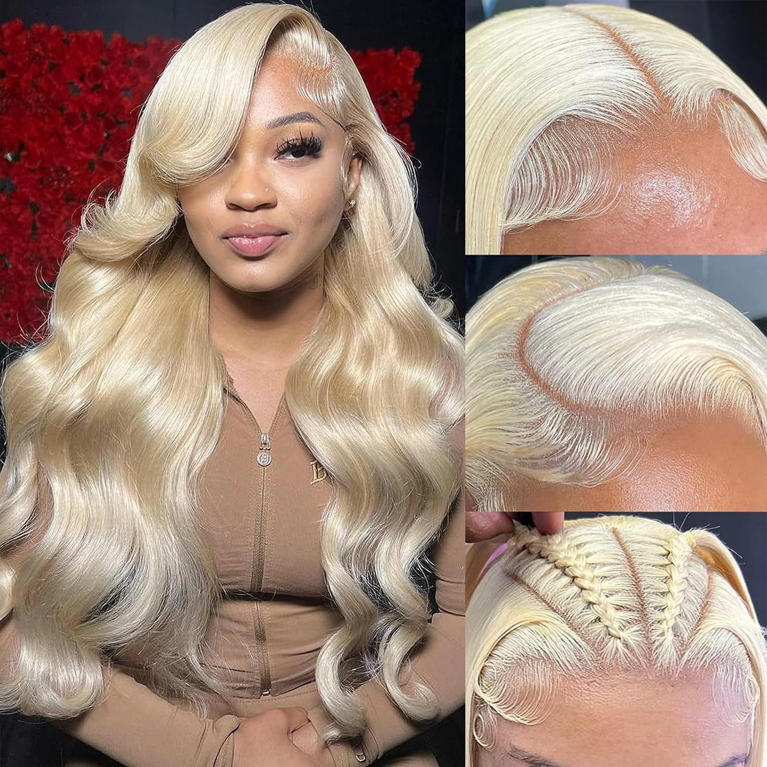 Wavy Pale Blonde Beauty Lace Front Wig S468fa2746fea417893e299aa6d813  main image 2