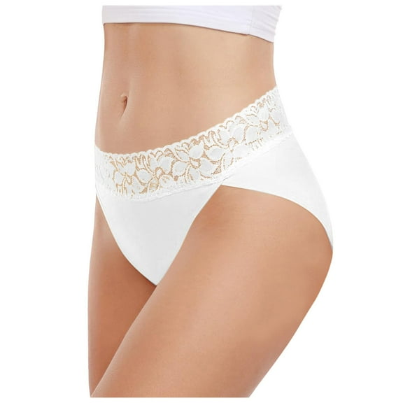 Women's Lace Hipster Panties Soft Breathable Underwear Stretch Comfortable Everyday Wear