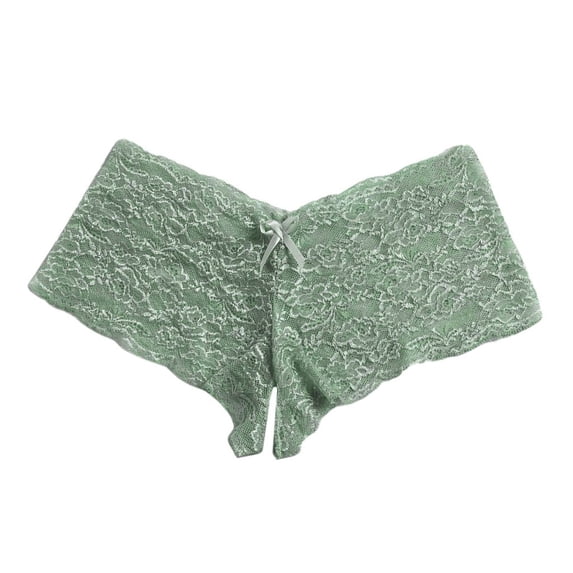 Women's Lace Lingerie New Sexy Women Lace Lingerie Plus Size Underwear Open Crotch Bowknot, Women's Intimates L