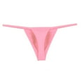 thumbnail image 1 of Women's Lace Lingerie Open Back Mens Underpants Low Waist Briefs G-String Thong Underwear, Women's Intimates M, 1 of 3