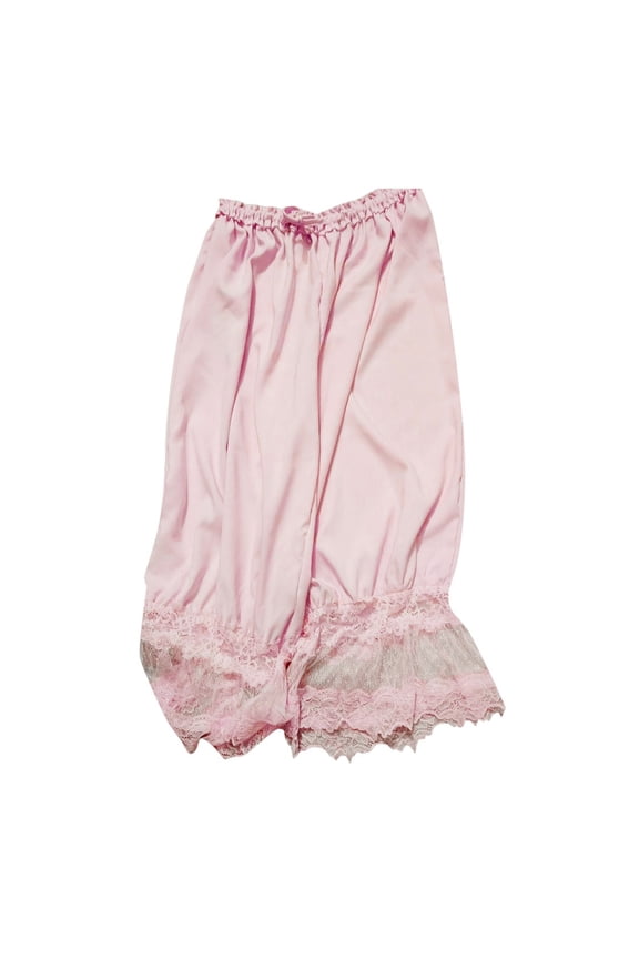 Women's Lace Up Mid Length Pants With Lace Trim Comfortable Loungewear Casual Romper Pants for Women Casual Pants Women with Pockets Dress Pant Women Womens Pants Casual Business Casual Pants for