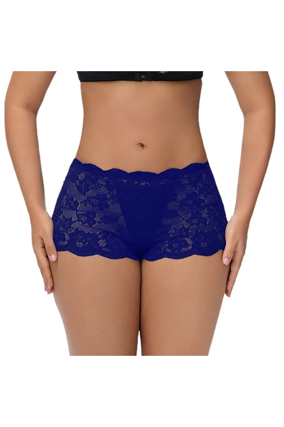 Women's Lace Pant No Show Underwear Women XL