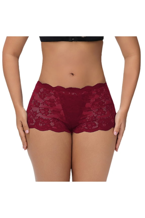 Women's Lace Pant No Show Underwear Women XS
