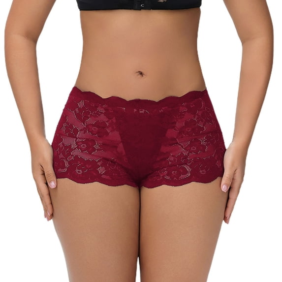 Women's Lace Pant Vs Panties Medium Womens Underwear Packs Underwear Women Boy Shorts Seams Holster Underwear Women Comfortable Womens Underwear Womens Underwear Packs Bikini Comfort Choice Panties
