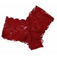thumbnail image 1 of Women's Lace Panties, Burgundy - Large, 1 of 4