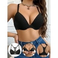 thumbnail image 1 of Women's Lace Patchwork Underwire Bra Lingerie, 1 of 5
