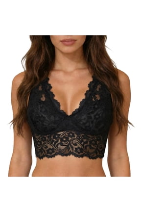 Women's Lace Pullover Bra Without Underwire Back Closure Comfort Daily Underwear