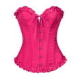 thumbnail image 1 of Women's Lace Push Up Corset Top Shaping Control Shapewear with Gel Bone Base Comfort, 1 of 2