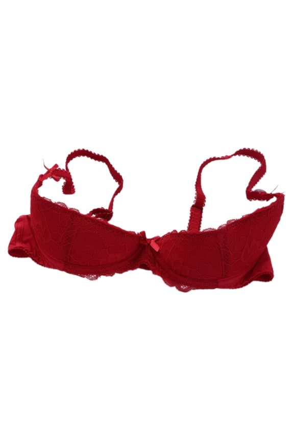 Women's Lace Shelf Bra with Satins Bows Detail,Adjustable Straps Padded Push Up Bra Sex Underwire Bralette Brassiere