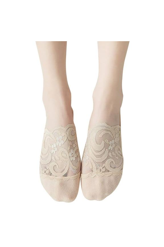 Women's Lace No Show Liner Socks Non Bottom Socks For Sneaker Lofer Christmas Scarfs for Women Comfy Socks Women Fuzzy Slipper Fashion Bag Handbag Handle Ribbon Scarf Warm Slipper Socks for Women Wool