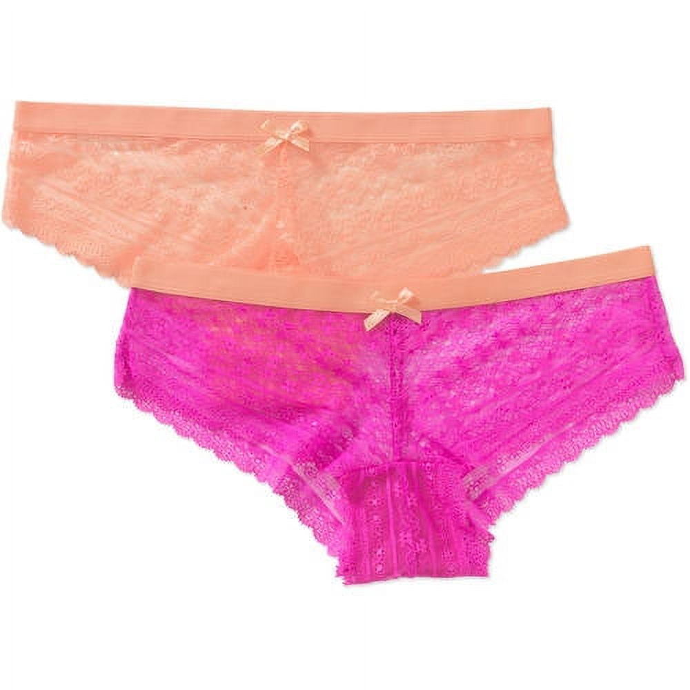 Women's Lace Tanga Cheekster Panty - 2 Pack 
