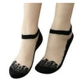 thumbnail image 1 of Women's Lace Trim Ankle Socks Breathable Comfortable Everyday No Show Socks, 1 of 5